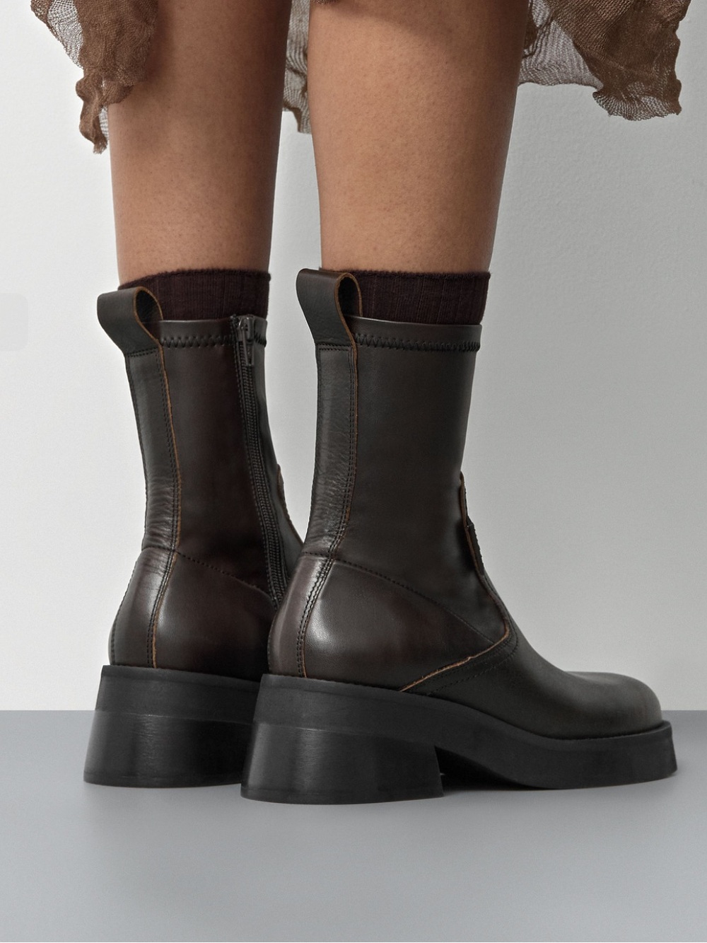 NWT MIISTA Oliana Boots in Brown — EU 39 / US 8.5–9 - Picture 5 of 14